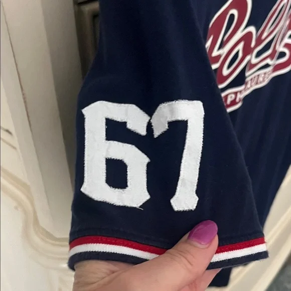 Polo by Ralph Lauren Navy Blue T-Shirt - Picture 3 of 6